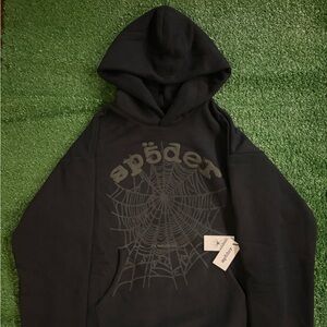 Sp5der Hoodie - All Black